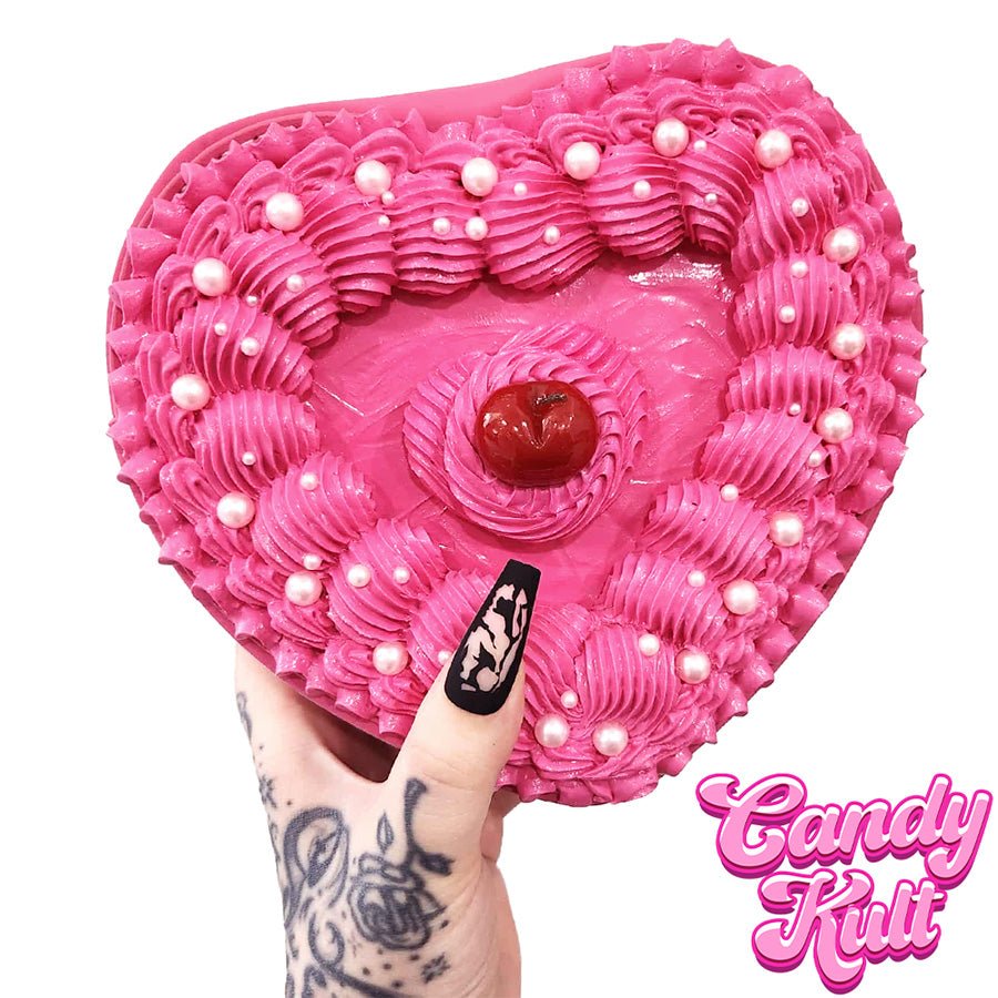 Pink Pearl Cake Candy Kult Convertible Crossbody Bag / Hand Bag Candy Kult Bag Crossbody Candy Cult - Candy Kult Land - Wishbone - Boo Kitty - Panku - Frosti - Toxic Kitten - Hex - Heart - Cult Candy - Ca