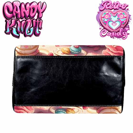Rose Garden Tea Party Retro Candy Boston Crossbody Handbag Candy Kult Alice In Wonderland Bag Cheshire Cat Candy Cult - Candy Kult Land - Wishbone - Boo Kitty - Panku - Frosti - Toxic Kitten - Hex - Heart - Cult Candy - Ca