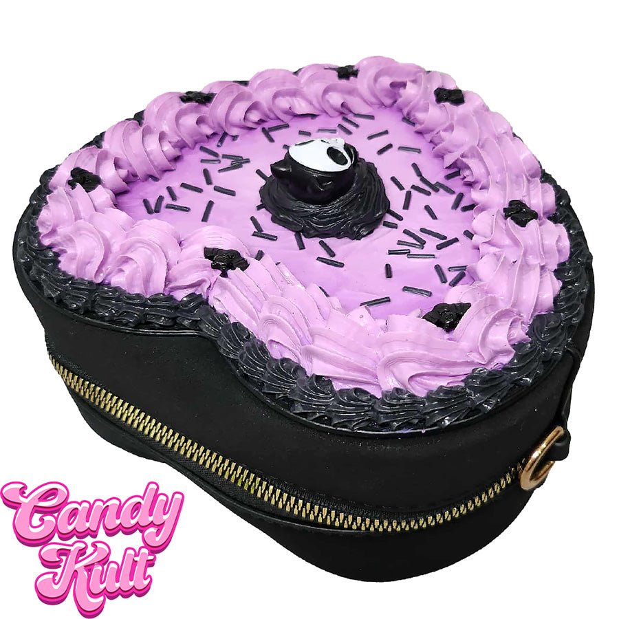Skull Cat Cake Candy Kult Convertible Crossbody Bag / Hand Bag Candy Kult Bag Crossbody spooky Candy Cult - Candy Kult Land - Wishbone - Boo Kitty - Panku - Frosti - Toxic Kitten - Hex - Heart - Cult Candy - Ca