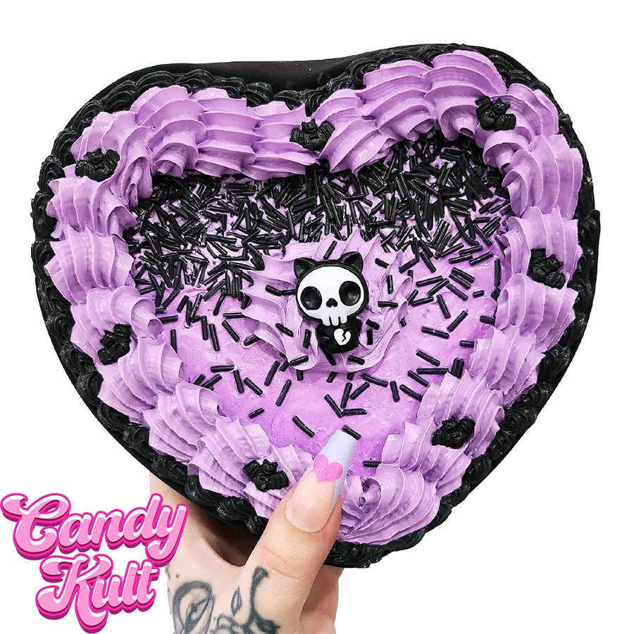 Skull Cat Sprinkles Cake Candy Kult Convertible Crossbody Bag / Hand Bag Candy Kult Bag Crossbody spooky Candy Cult - Candy Kult Land - Wishbone - Boo Kitty - Panku - Frosti - Toxic Kitten - Hex - Heart - Cult Candy - Ca