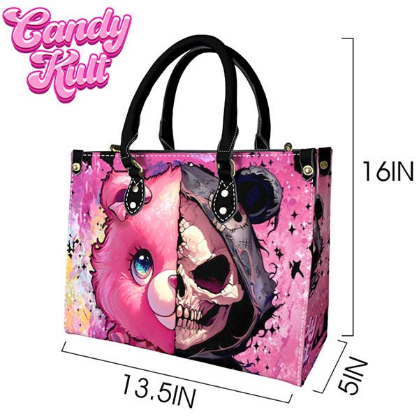 Split Personality Bear Fright Candy PU Leather Crossbody Handbag Candy Kult Bag care bears Crossbody Candy Cult - Candy Kult Land - Wishbone - Boo Kitty - Panku - Frosti - Toxic Kitten - Hex - Heart - Cult Candy - Ca