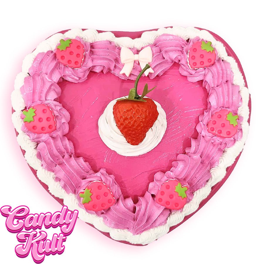 Strawberry Cake Candy Kult Convertible Crossbody Bag / Hand Bag Candy Kult Bag Crossbody Candy Cult - Candy Kult Land - Wishbone - Boo Kitty - Panku - Frosti - Toxic Kitten - Hex - Heart - Cult Candy - Ca