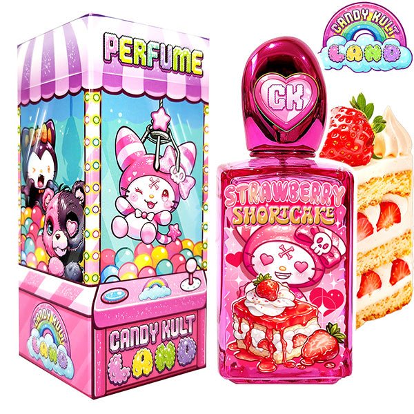 Strawberry Shortcake Candy Kult Land Perfume Candy Kult Cake Strawberry Wishbone Candy Cult - Candy Kult Land - Wishbone - Boo Kitty - Panku - Frosti - Toxic Kitten - Hex - Heart - Cult Candy - Ca