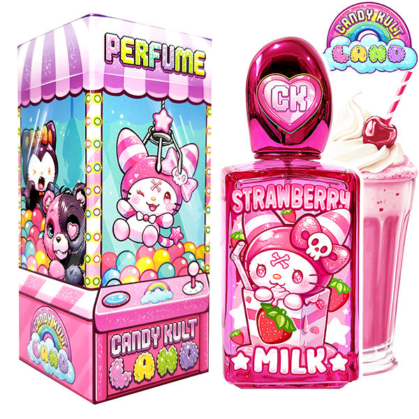 Strawberry Milk Candy Kult Land Perfume - Candy Kult - Candy Cult - Candy Kult Land - Wishbone - Boo Kitty - Panku - Frosti - Toxic Kitten - Hex-Heart - Cult Candy - Cake High Heels - [product_vendor}