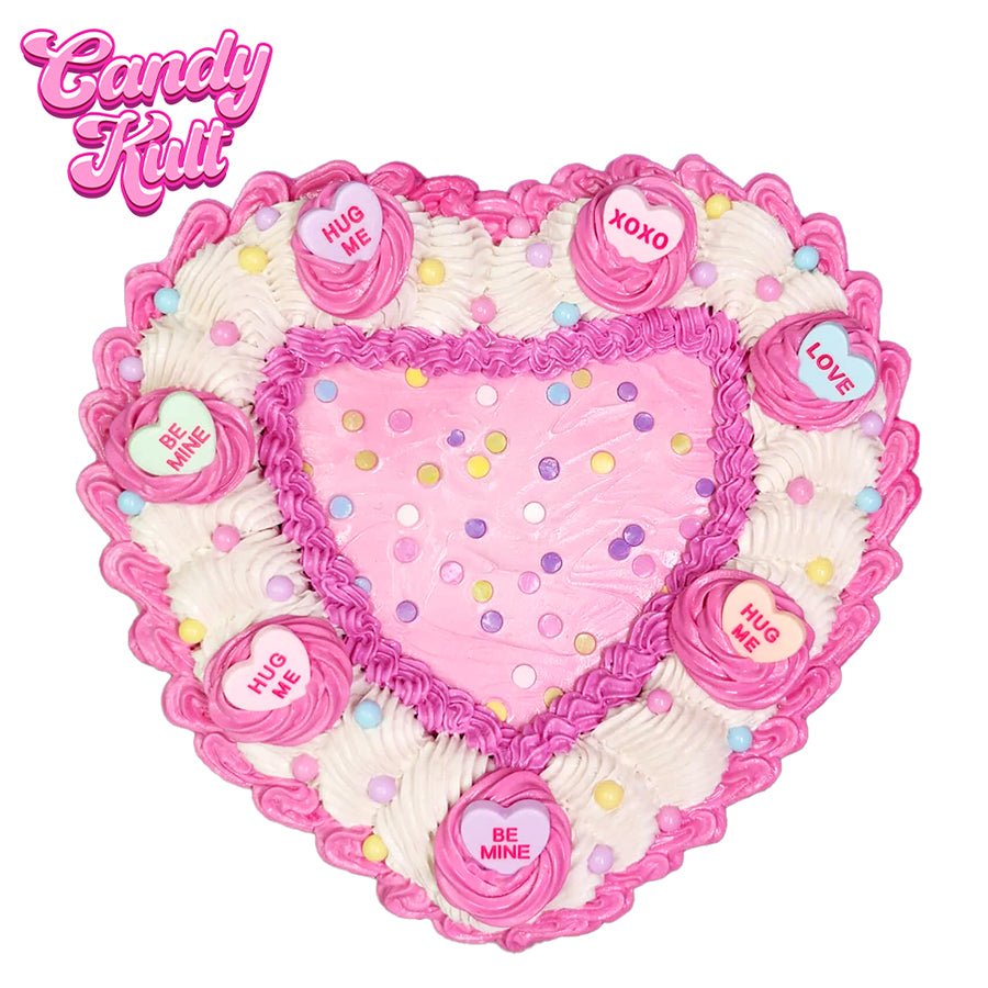 Sweethearts Candy Cake Candy Kult Convertible Crossbody Bag / Hand Bag Candy Kult Bag Crossbody Candy Cult - Candy Kult Land - Wishbone - Boo Kitty - Panku - Frosti - Toxic Kitten - Hex - Heart - Cult Candy - Ca