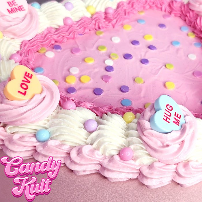 Sweethearts Candy Pastel Cake Candy Kult Convertible Crossbody Bag / Hand Bag Candy Kult Bag Crossbody Candy Cult - Candy Kult Land - Wishbone - Boo Kitty - Panku - Frosti - Toxic Kitten - Hex - Heart - Cult Candy - Ca