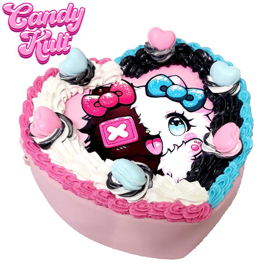 Toxic Kitten Cake Candy Kult Convertible Crossbody Bag / Hand Bag Candy Kult Bag candy kult land ck land Candy Cult - Candy Kult Land - Wishbone - Boo Kitty - Panku - Frosti - Toxic Kitten - Hex - Heart - Cult Candy - Ca