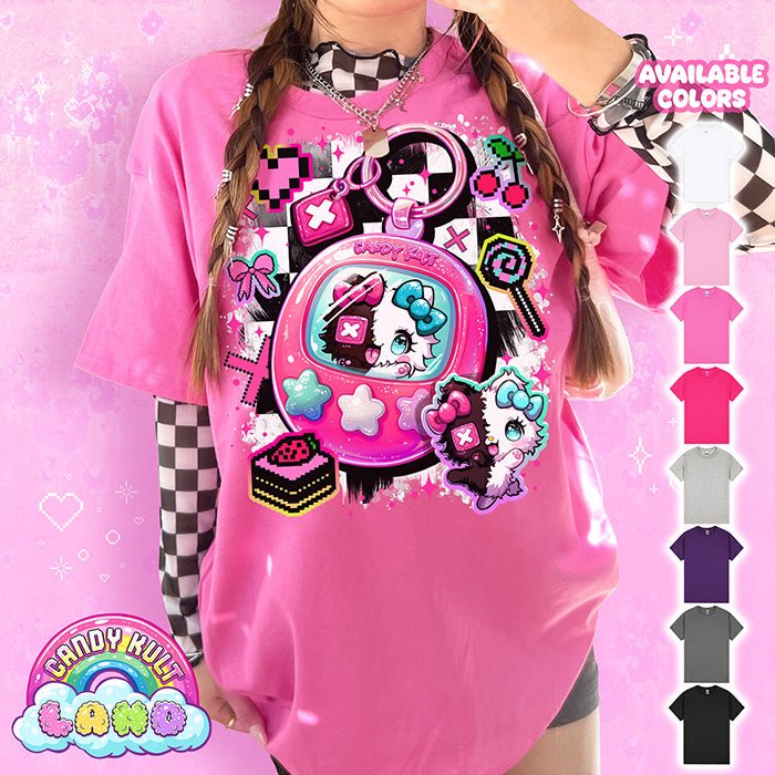 Toxic Kitten Digital Pet - Candy Kult Land Graphic Tee Candy Kult AZALEA S candy kult land ck land Toxic Kitten Candy Cult - Candy Kult Land - Wishbone - Boo Kitty - Panku - Frosti - Toxic Kitten - Hex - Heart - Cult Candy - Ca