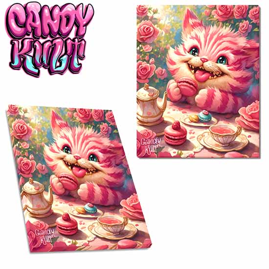 Rose Garden Tea Party Candy Kult Canvas Wall Art Print 16 x 20" - Candy Kult - Candy Cult - Cult Candy - Cake High Heels - [product_vendor}