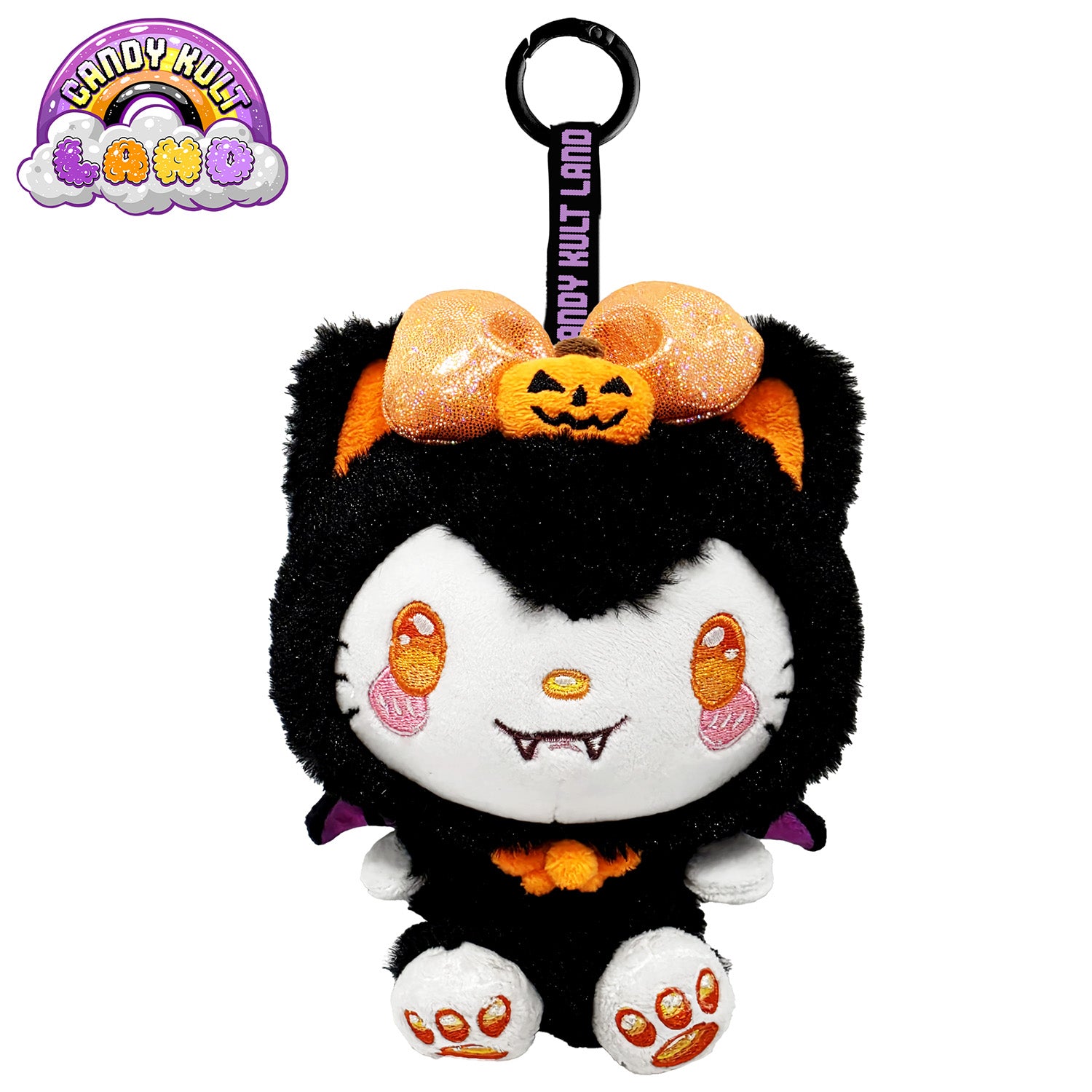 Boo Kitty Poseable Clip-on Plush
