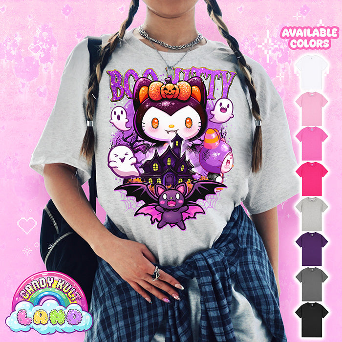 Boo Kitty Origins - Candy Kult Land Graphic Tee
