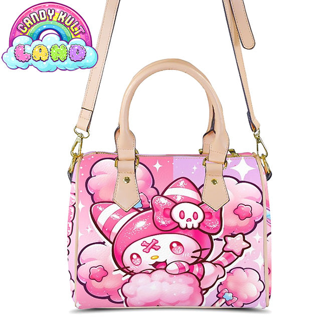 Wishbone Cotton Candy Dream Candy Kult Land Beige Boston Crossbody Handbag