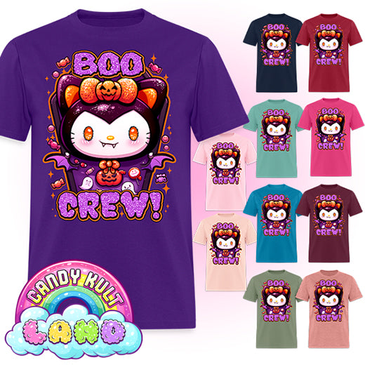 Boo Crew - Candy Kult Land COLOUR Men's / Unisex Classic T-Shirt - Candy Kult - Candy Cult - Candy Kult Land - Wishbone - Boo Kitty - Panku - Frosti - Toxic Kitten - Hex-Heart - Cult Candy - Cake High Heels - [product_vendor}