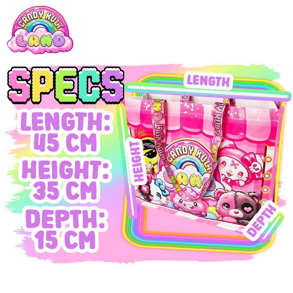 Candy Kult Land Arcade Everyday Shopping Tote Bag