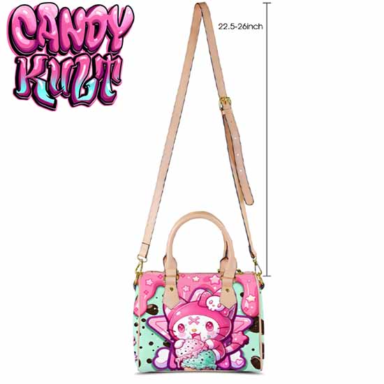 Wishbone Mint Ice Cream Kawaii Candy Beige Boston Crossbody Handbag - Candy Kult - Candy Cult - Cult Candy - Cake High Heels - [product_vendor}
