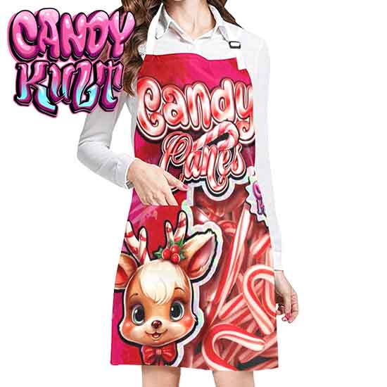 Packet Of Candy Canes Candy Kult Apron - Candy Kult - Candy Cult - Candy Kult Land - Wishbone - Boo Kitty - Panku - Frosti - Toxic Kitten - Hex-Heart - Cult Candy - Cake High Heels - [product_vendor}