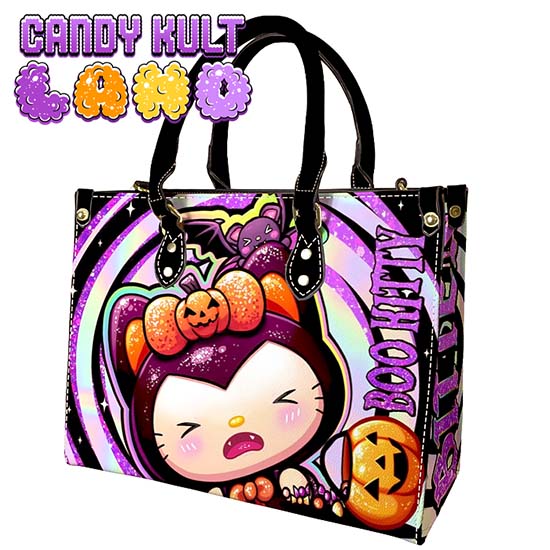 Boo Kitty Origins Bitten Candy Kult Land PU Leather Crossbody Handbag - Candy Kult - Candy Cult - Candy Kult Land - Wishbone - Boo Kitty - Panku - Frosti - Toxic Kitten - Hex-Heart - Cult Candy - Cake High Heels - [product_vendor}