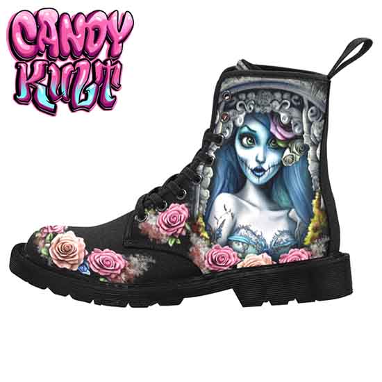 Corpse Bride Waiting For You Candy Kult Women's Boots - Candy Kult - Candy Cult - Candy Kult Land - Wishbone - Boo Kitty - Panku - Frosti - Toxic Kitten - Hex-Heart - Cult Candy - Cake High Heels - [product_vendor}