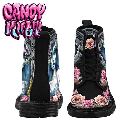 Corpse Bride Waiting For You Men's Candy Kult Boots - Candy Kult - Candy Cult - Candy Kult Land - Wishbone - Boo Kitty - Panku - Frosti - Toxic Kitten - Hex-Heart - Cult Candy - Cake High Heels - [product_vendor}