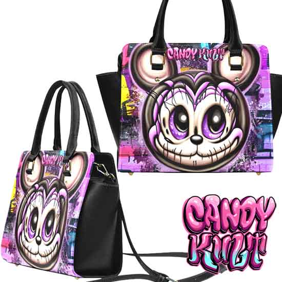 Graffiti Mouse Candy Toons Crossbody Handbag - Candy Kult - Candy Cult - Candy Kult Land - Wishbone - Boo Kitty - Panku - Frosti - Toxic Kitten - Hex-Heart - Cult Candy - Cake High Heels - [product_vendor}