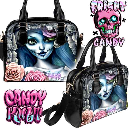Corpse Bride Waiting For You Fright Candy Classic Crossbody Handbag - Candy Kult - Candy Cult - Candy Kult Land - Wishbone - Boo Kitty - Panku - Frosti - Toxic Kitten - Hex-Heart - Cult Candy - Cake High Heels - [product_vendor}