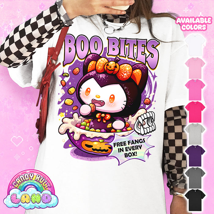 Boo Kitty Boo Bites - Candy Kult Land Graphic Tee