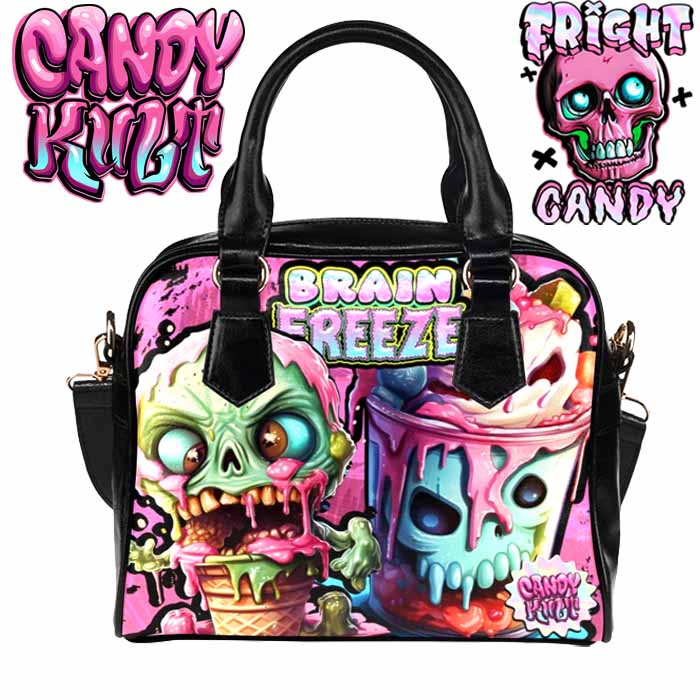Brain Freeze Fright Candy Classic Convertible Crossbody Bag - Candy Kult - Candy Cult - Candy Kult Land - Wishbone - Boo Kitty - Panku - Frosti - Toxic Kitten - Hex-Heart - Cult Candy - Cake High Heels - [product_vendor}