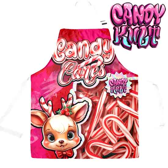 Packet Of Candy Canes Candy Kult Apron - Candy Kult - Candy Cult - Candy Kult Land - Wishbone - Boo Kitty - Panku - Frosti - Toxic Kitten - Hex-Heart - Cult Candy - Cake High Heels - [product_vendor}
