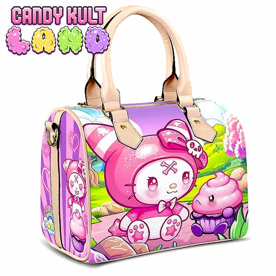My Friend Frosti Candy Kult Land Beige Boston Crossbody Handbag - Candy Kult - Candy Cult - Candy Kult Land - Wishbone - Boo Kitty - Panku - Frosti - Toxic Kitten - Hex-Heart - Cult Candy - Cake High Heels - [product_vendor}