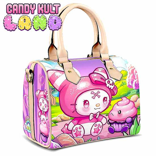 My Friend Frosti Candy Kult Land Beige Boston Crossbody Handbag - Candy Kult - Candy Cult - Candy Kult Land - Wishbone - Boo Kitty - Panku - Frosti - Toxic Kitten - Hex-Heart - Cult Candy - Cake High Heels - [product_vendor}