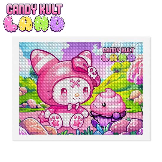 My Friend Frosti Candy Kult Land DIY Diamond Art Kit - Candy Kult - Candy Cult - Candy Kult Land - Wishbone - Boo Kitty - Panku - Frosti - Toxic Kitten - Hex-Heart - Cult Candy - Cake High Heels - [product_vendor}
