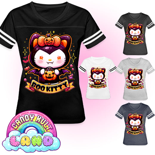 Boo Kitty - Candy Kult Land Women’s Vintage Sport T-Shirt - Candy Kult - Candy Cult - Candy Kult Land - Wishbone - Boo Kitty - Panku - Frosti - Toxic Kitten - Hex-Heart - Cult Candy - Cake High Heels - [product_vendor}