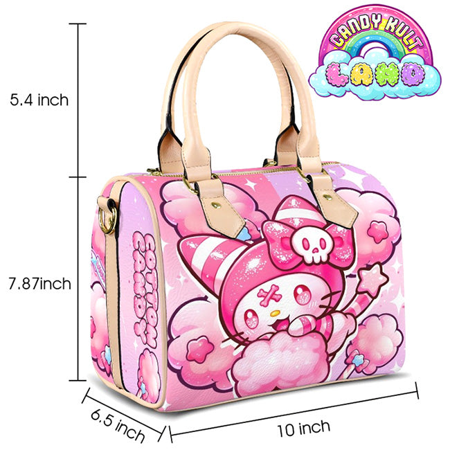 Wishbone Cotton Candy Dream Candy Kult Land Beige Boston Crossbody Handbag