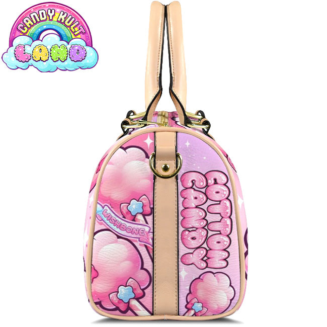 Wishbone Cotton Candy Dream Candy Kult Land Beige Boston Crossbody Handbag