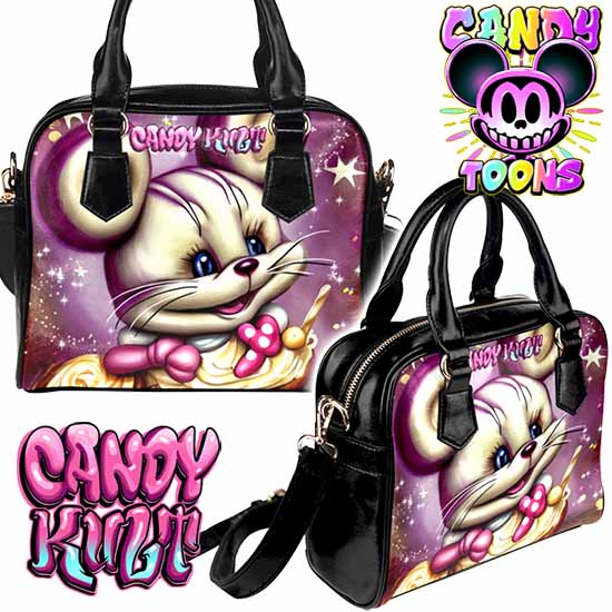 It Started With A Mouse Candy Toons Classic Crossbody Handbag - Candy Kult - Candy Cult - Candy Kult Land - Wishbone - Boo Kitty - Panku - Frosti - Toxic Kitten - Hex-Heart - Cult Candy - Cake High Heels - [product_vendor}