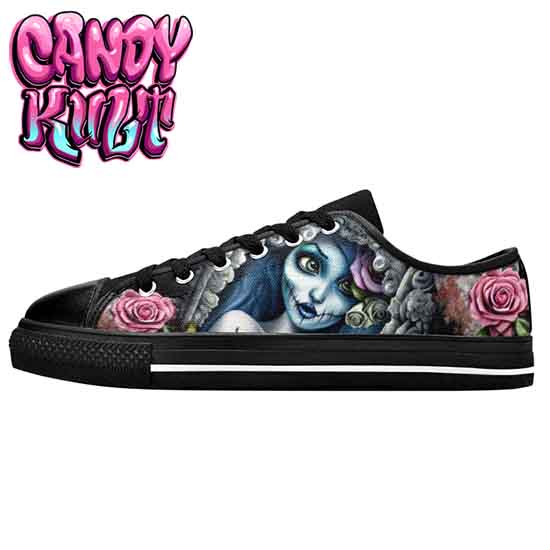 Corpse Bride Waiting For You Fright Candy Men's Low Canvas Shoes - Candy Kult - Candy Cult - Candy Kult Land - Wishbone - Boo Kitty - Panku - Frosti - Toxic Kitten - Hex-Heart - Cult Candy - Cake High Heels - [product_vendor}