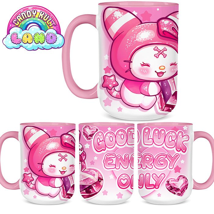 Wishbone Good Luck Gift Set ✦ Plush + Mug Bundle Candy Kult candy kult land ck land Wishbone Candy Cult - Candy Kult Land - Wishbone - Boo Kitty - Panku - Frosti - Toxic Kitten - Hex - Heart - Cult Candy - Ca