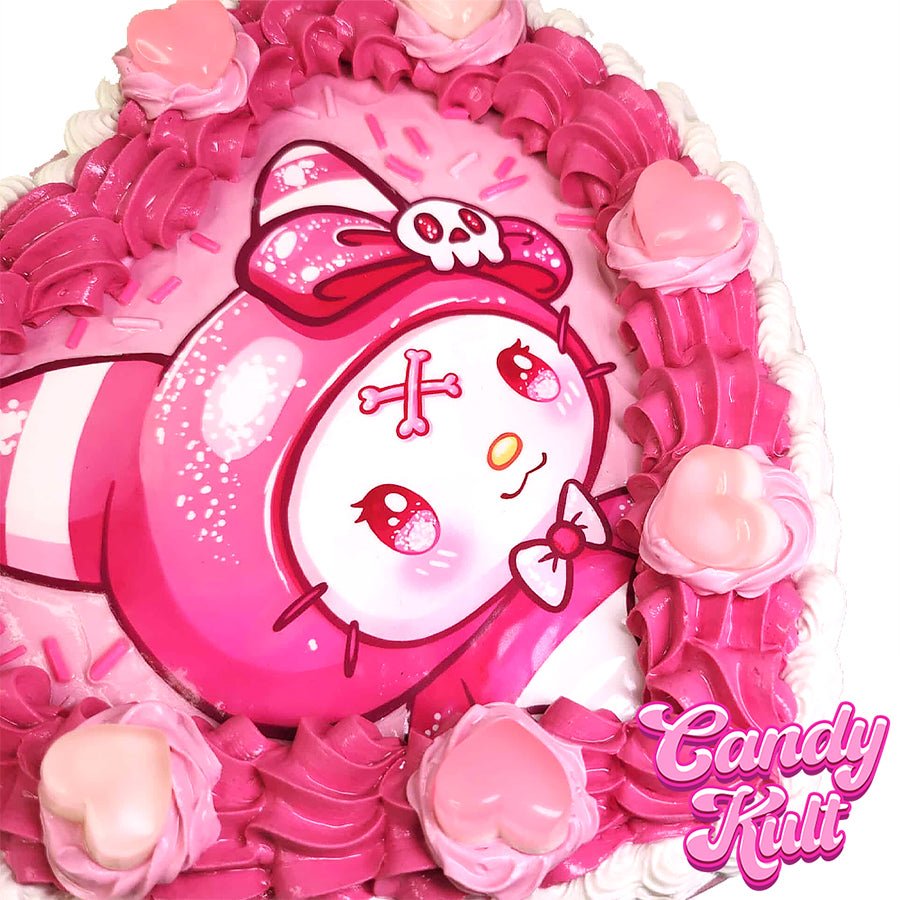 Wishbone Heart Candy Cake Candy Kult Convertible Crossbody Bag / Hand Bag Candy Kult Bag candy kult land ck land Candy Cult - Candy Kult Land - Wishbone - Boo Kitty - Panku - Frosti - Toxic Kitten - Hex - Heart - Cult Candy - Ca