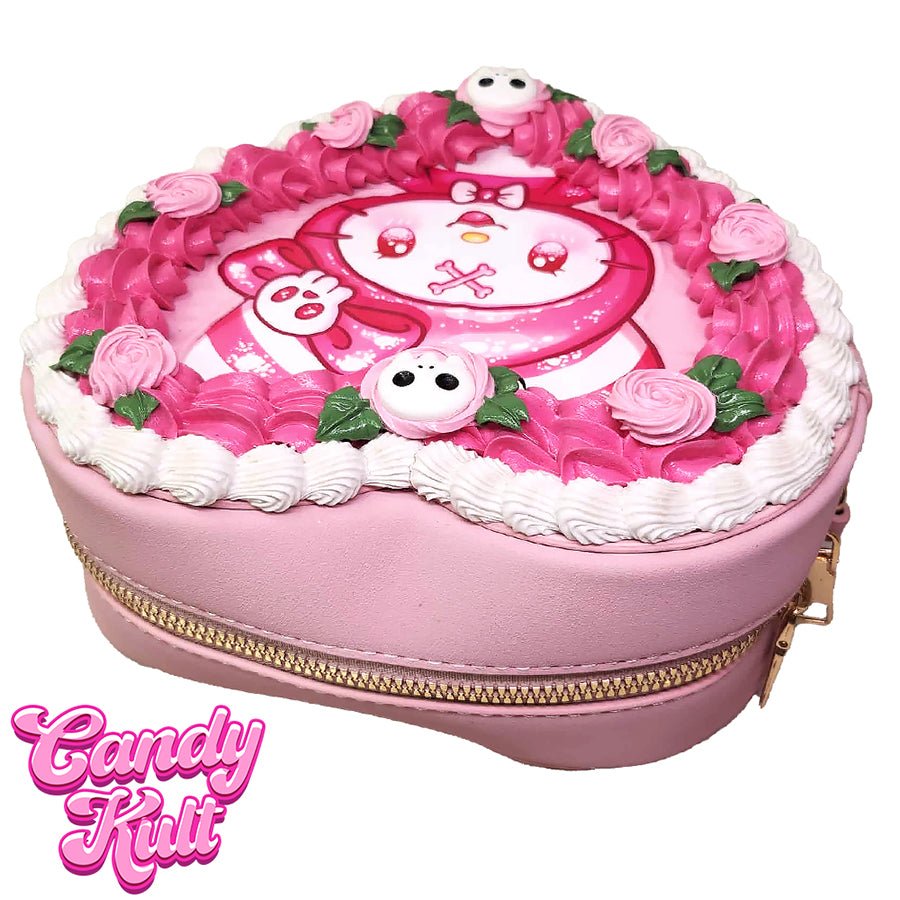 Wishbone Roses Cake Candy Kult Convertible Crossbody Bag / Hand Bag Candy Kult Bag candy kult land ck land Candy Cult - Candy Kult Land - Wishbone - Boo Kitty - Panku - Frosti - Toxic Kitten - Hex - Heart - Cult Candy - Ca