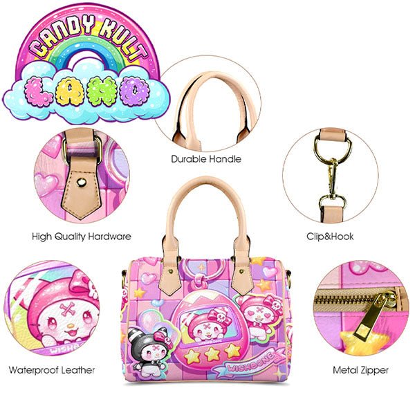 Wishbone Tamagotchi Sticker Wall Candy Kult Land Beige Boston Crossbody Handbag Candy Kult Bag candy kult land ck land Candy Cult - Candy Kult Land - Wishbone - Boo Kitty - Panku - Frosti - Toxic Kitten - Hex - Heart - Cult Candy - Ca