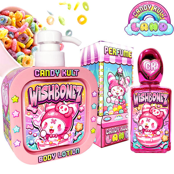 Wishbonez Cereal Candy Kult Land Perfume & Body Lotion Pack - Candy Kult - Candy Cult - Candy Kult Land - Wishbone - Boo Kitty - Panku - Frosti - Toxic Kitten - Hex-Heart - Cult Candy - Cake High Heels - [product_vendor}