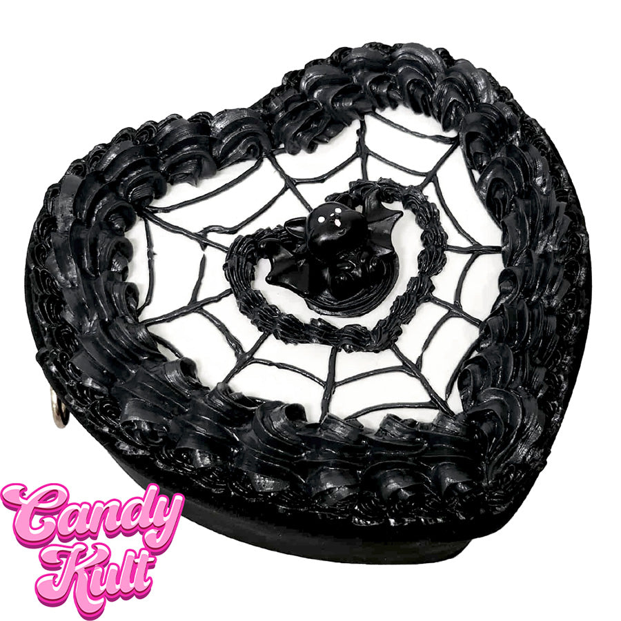 Bat Kitty White Cake Candy Kult Convertible Crossbody Bag / Hand Bag