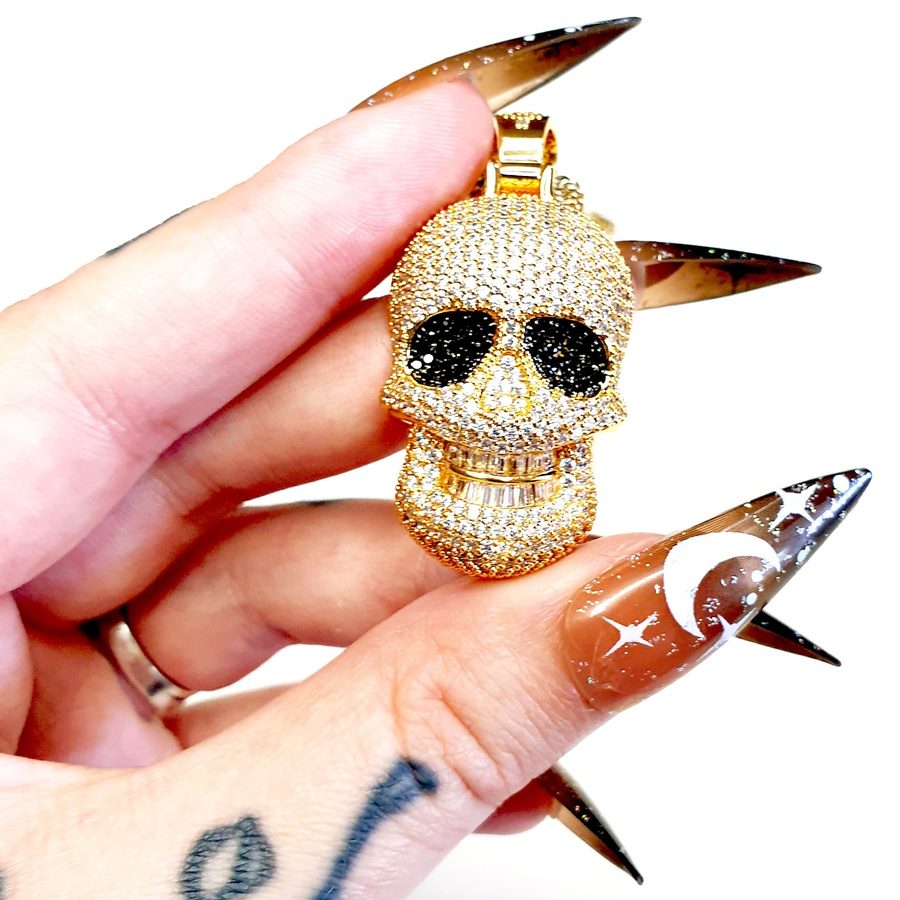 Skull 18K Gold Necklace - Candy Kult - Candy Cult - Candy Kult Land - Wishbone - Boo Kitty - Panku - Frosti - Toxic Kitten - Hex-Heart - Cult Candy - Cake High Heels - [product_vendor}