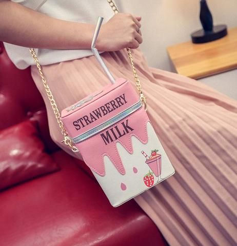 Strawberry Milk Crossbody Bag Candy Kult