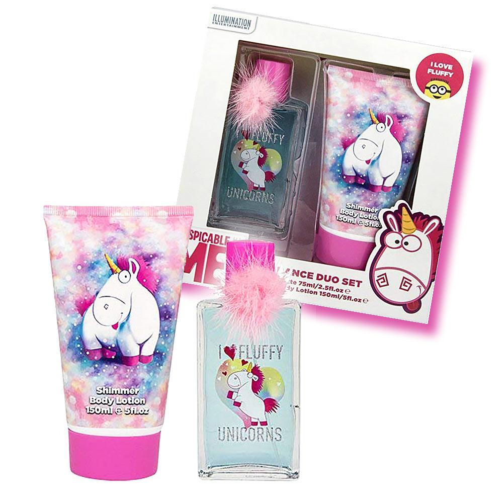 Despicable Me I Love Fluffy Unicorns Perfume & Shimmer Body Lotion Set - Candy Kult - Candy Cult - Candy Kult Land - Wishbone - Boo Kitty - Panku - Frosti - Toxic Kitten - Hex-Heart - Cult Candy - Cake High Heels - [product_vendor}