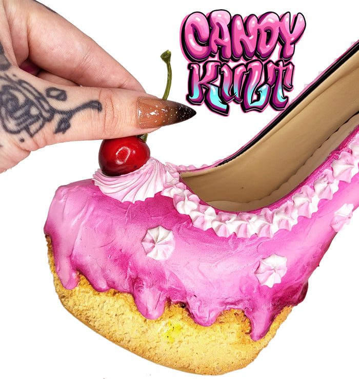 Classic Cake High Heel Shoes - Candy Kult - Candy Cult - Candy Kult Land - Wishbone - Boo Kitty - Panku - Frosti - Toxic Kitten - Hex-Heart - Cult Candy - Cake High Heels - [product_vendor}
