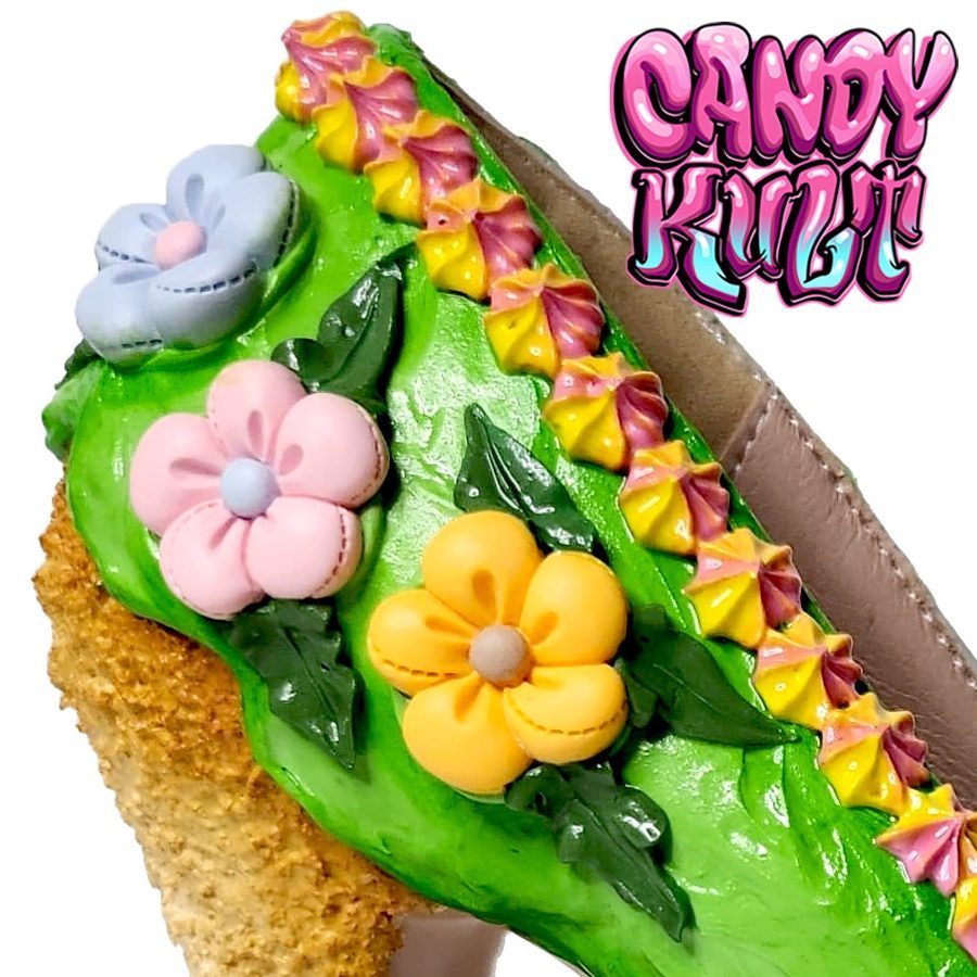 Blissful Woodlands Cake High Heel Shoes - Candy Kult - Candy Cult - Candy Kult Land - Wishbone - Boo Kitty - Panku - Frosti - Toxic Kitten - Hex-Heart - Cult Candy - Cake High Heels - [product_vendor}