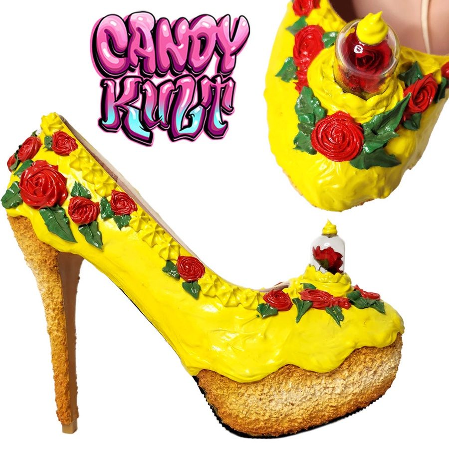 Tale As Old As Time Cake High Heel Shoes - Candy Kult - Candy Cult - Candy Kult Land - Wishbone - Boo Kitty - Panku - Frosti - Toxic Kitten - Hex-Heart - Cult Candy - Cake High Heels - [product_vendor}
