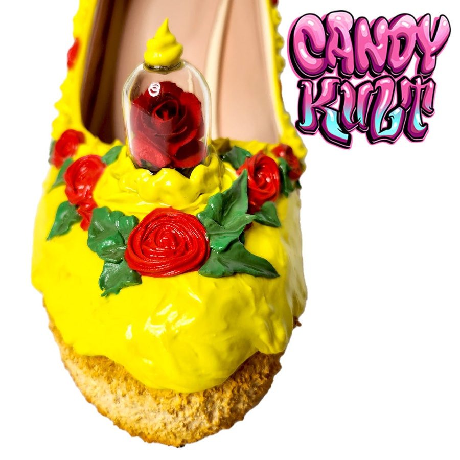 Tale As Old As Time Cake High Heel Shoes - Candy Kult - Candy Cult - Candy Kult Land - Wishbone - Boo Kitty - Panku - Frosti - Toxic Kitten - Hex-Heart - Cult Candy - Cake High Heels - [product_vendor}