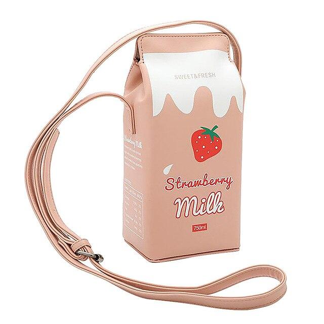Strawberry Milk Crossbody - Candy Kult - Candy Cult - Candy Kult Land - Wishbone - Boo Kitty - Panku - Frosti - Toxic Kitten - Hex-Heart - Cult Candy - Cake High Heels - [product_vendor}